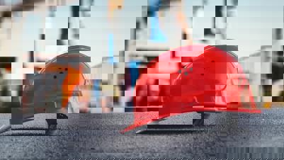 red helmet